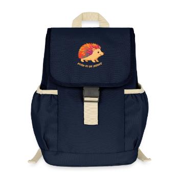Hérisson Coloré - Sac à dos enfant recyclé - bleu marine - Devant