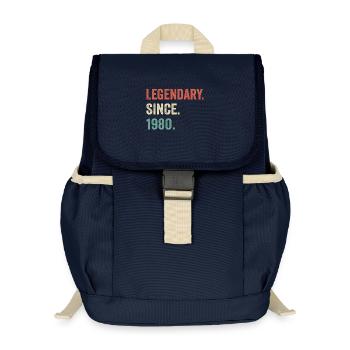 Legendär seit 1980 - Kinder Recycelter Rucksack - Navy - Vorne