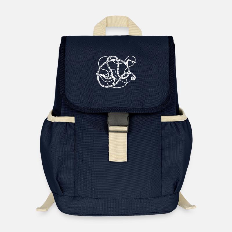 Regin Alla - Kinder Recycelter Rucksack - Navy