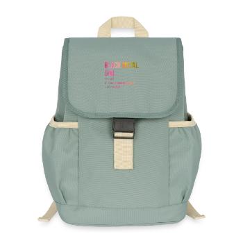 Black Metal - Kids’ Recycled Backpack - stonewash green - Front