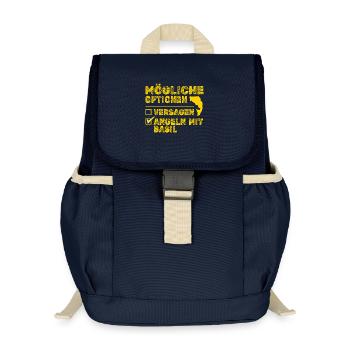 Basil Basil - Kinder Recycelter Rucksack - Navy - Vorne