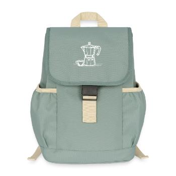 Bialetti - Kids’ Recycled Backpack - stonewash green - Front
