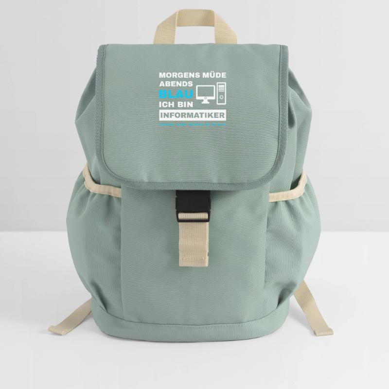 informatiker Programmierer Admin Sprüche Lustig Kinder Recycelter Rucksack