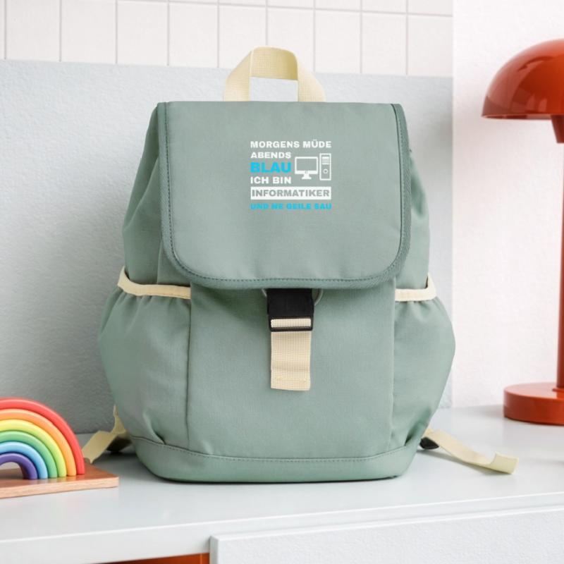 computer scientist programmer admin sayings funny Kids’ Recycled Backpack