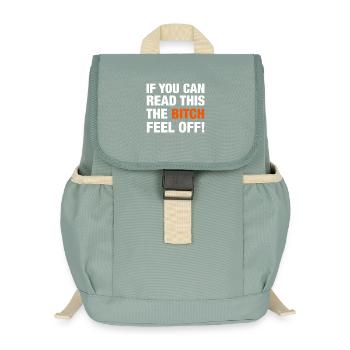 Motorcyclist Passenger - Kids’ Recycled Backpack - stonewash green - Front