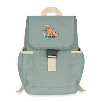 Octopus Planche de surf Été - Sac à dos enfant recyclé - vert lichen - Devant