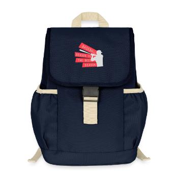 La saison de baseball est la meilleure saison des sports de fans - Sac à dos enfant recyclé - bleu marine - Devant
