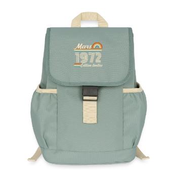 54th Birthday Gift - Born in March 1972 - Kids’ Recycled Backpack - stonewash green - Front