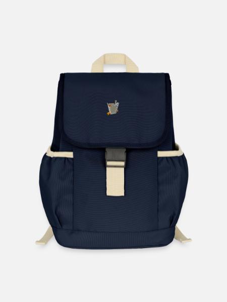 Asian foodbox - Kids’ Recycled Backpack - navy