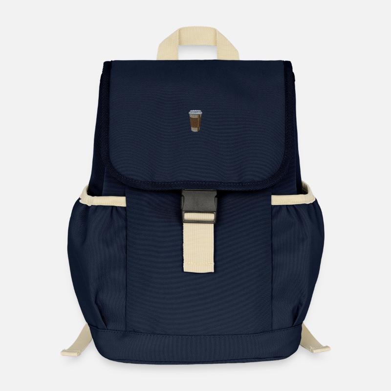 Embroidered coffee mug - Kids’ Recycled Backpack - navy