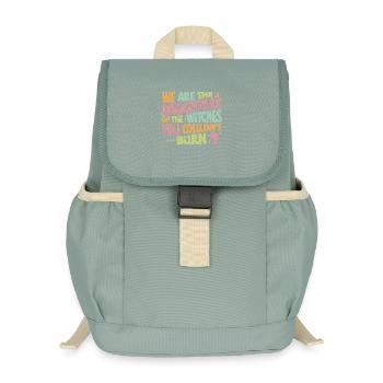 We are daughters of the witches you couldn't burn - Kids’ Recycled Backpack - stonewash green - Front