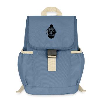 apres ski neige vacances d’hiver ski snowboard cool - Sac à dos enfant recyclé - gris bleu - Devant