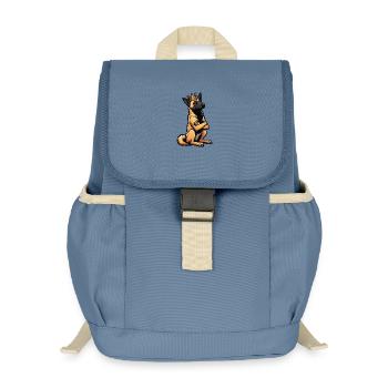 Malinois Belgischer Schäferhund Malinoisbesitzer - Kinder Recycelter Rucksack - Blaugrau - Vorne