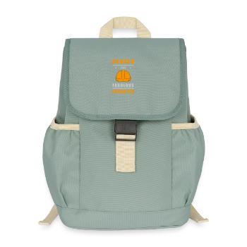 Fabulous Engineer Helmet - Kids’ Recycled Backpack - stonewash green - Front