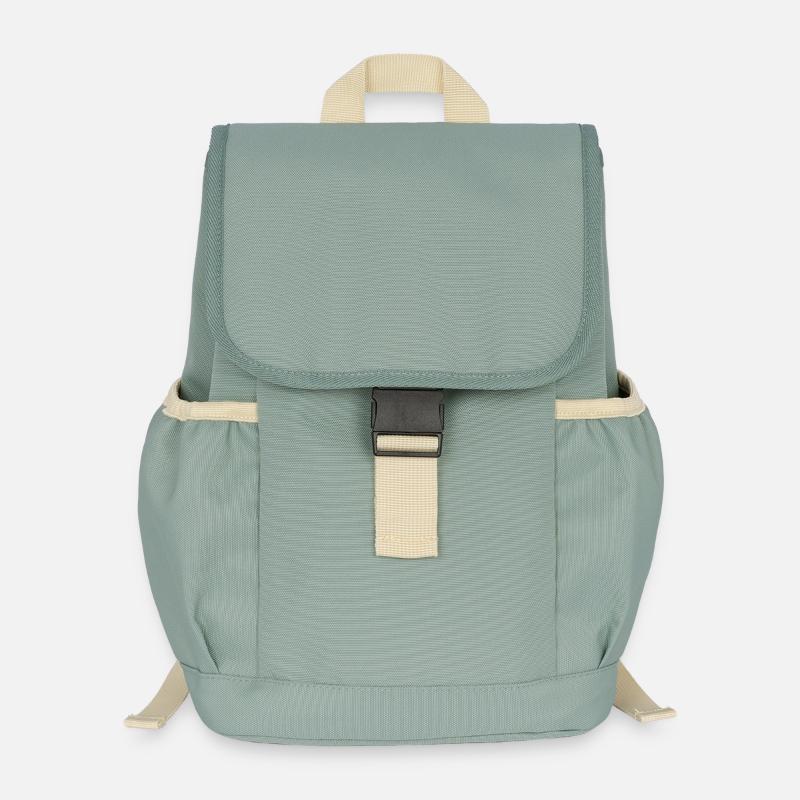 Graffiti Painter Lettering - Kids’ Recycled Backpack - stonewash green