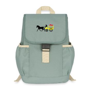 entraîneur - Sac à dos enfant recyclé - vert lichen - Devant