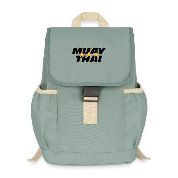 Muay Thai - Kids’ Recycled Backpack - stonewash green - Front