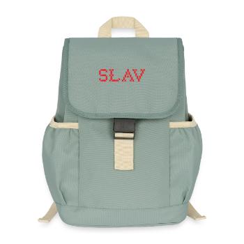 SLAV Slavic Folk Slawisch - Kids’ Recycled Backpack - stonewash green - Front