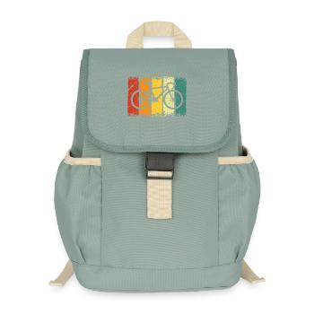 bicycle - Kids’ Recycled Backpack - stonewash green - Front