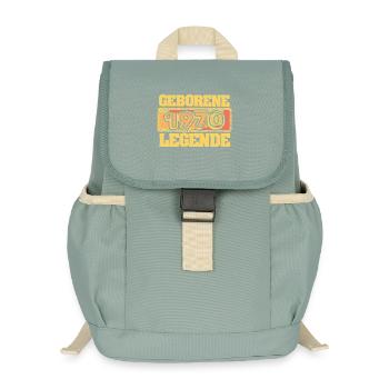 Zocken 1970 - Kinder Recycelter Rucksack - Nebelgrün - Vorne