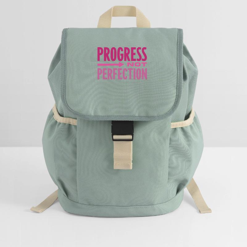 Le progrès, pas la perfection Le progrès compte Sac à dos enfant recyclé