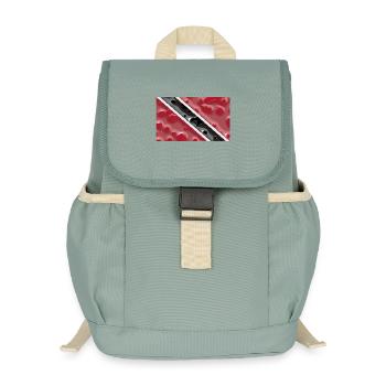 Country Tobago - Kids’ Recycled Backpack - stonewash green - Front