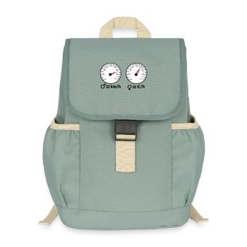 Sporty and expendive speed - Kids’ Recycled Backpack - stonewash green - Front