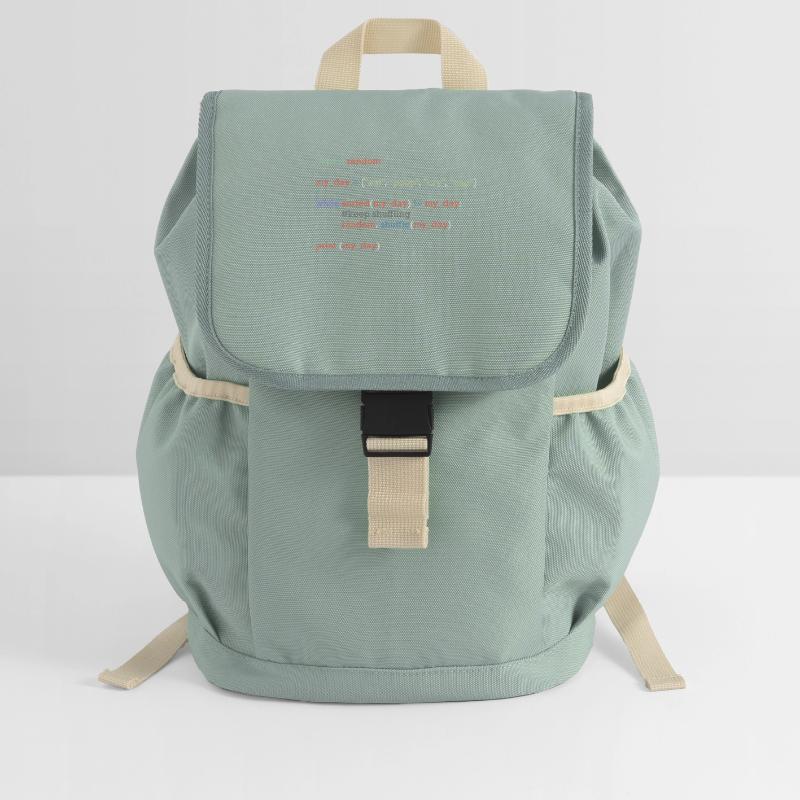 Drôle de code python sur la vie quotidienne, bébé Sac à dos enfant recyclé
