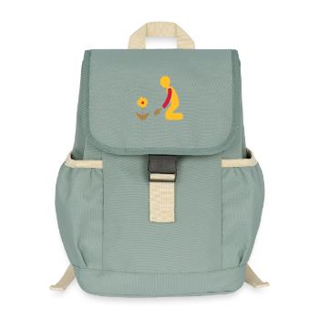 Garten - Kinder Recycelter Rucksack - Nebelgrün - Vorne