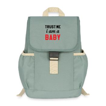Trust Me I Am a Baby - Sac à dos enfant recyclé - vert lichen - Devant