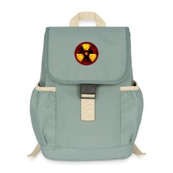 radioaktiv - Kinder Recycelter Rucksack - Nebelgrün - Vorne