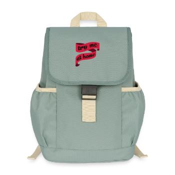 Simple, fiançailles et de mariage - essayez-moi à - Sac à dos enfant recyclé - vert lichen - Devant