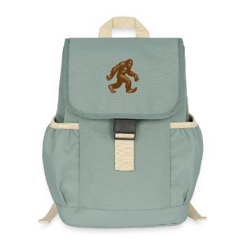 Sasquatch Bigfoot Walking  - Kids’ Recycled Backpack - stonewash green - Front