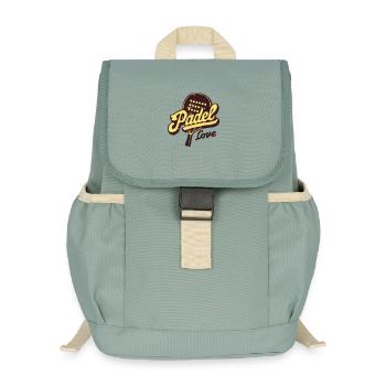 Paddle Love Retro - Kinder Recycelter Rucksack - Nebelgrün - Vorne