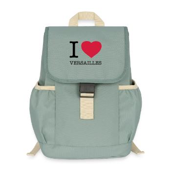 I LOVE VERSAILLES - Kinder Recycelter Rucksack - Nebelgrün - Vorne