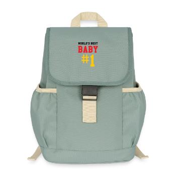 Best Baby - Birth - Child - Kids’ Recycled Backpack - stonewash green - Front