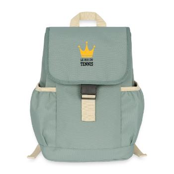 Tennis - Sport - Ball - Player - Game - Sportsman - Kids’ Recycled Backpack - stonewash green - Front