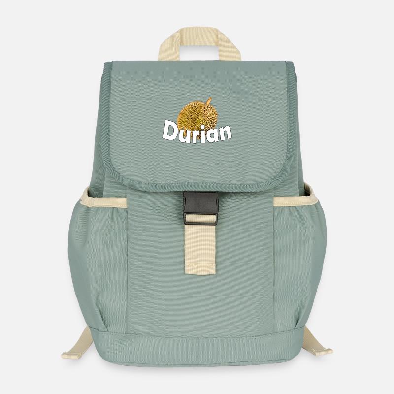 durian - Kids’ Recycled Backpack - stonewash green