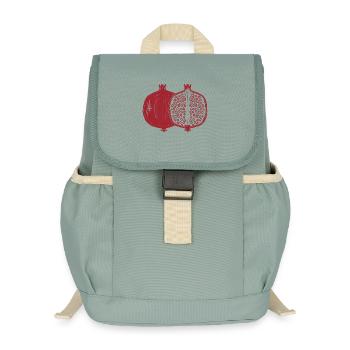 Motif de la coupe à la grenade - Sac à dos enfant recyclé - vert lichen - Devant
