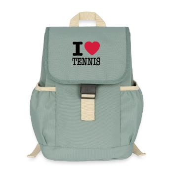 j'aime le tennis - Sac à dos enfant recyclé - vert lichen - Devant