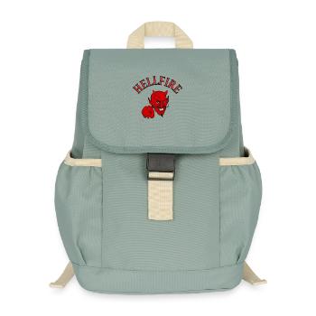 Devil, Satan, Devil, Hellfire - Kids’ Recycled Backpack - stonewash green - Front