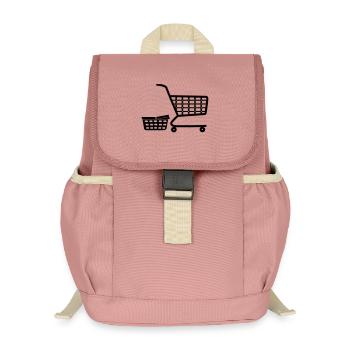 Warenkorb und Warenkorb - Kinder Recycelter Rucksack - Altrosa - Vorne