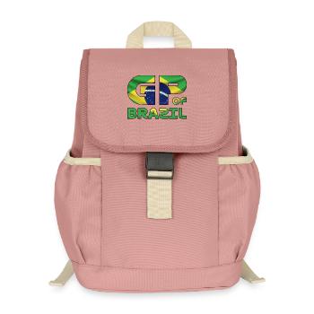 brazil_gp - Kids’ Recycled Backpack - canyon pink - Front