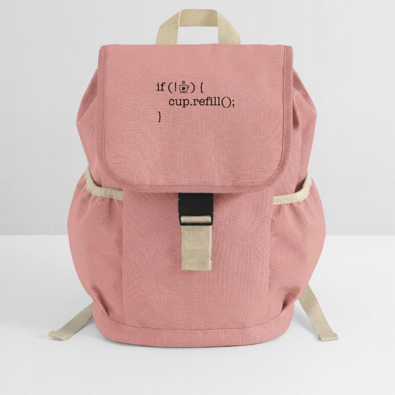 Coffee code software developer humor Kids’ Recycled Backpack