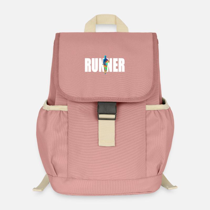 Läufer - Kinder Recycelter Rucksack - Altrosa