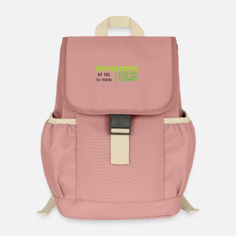 Graffiti exceptionnellement cool - Sac à dos enfant recyclé - rose poudré