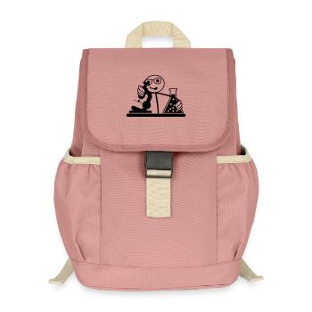 Wissenschaftler oder Biologe - Kinder Recycelter Rucksack - Altrosa - Vorne