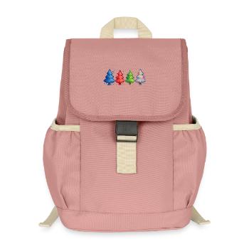Pixel Christmas Trees Gaming - Sac à dos enfant recyclé - rose poudré - Devant