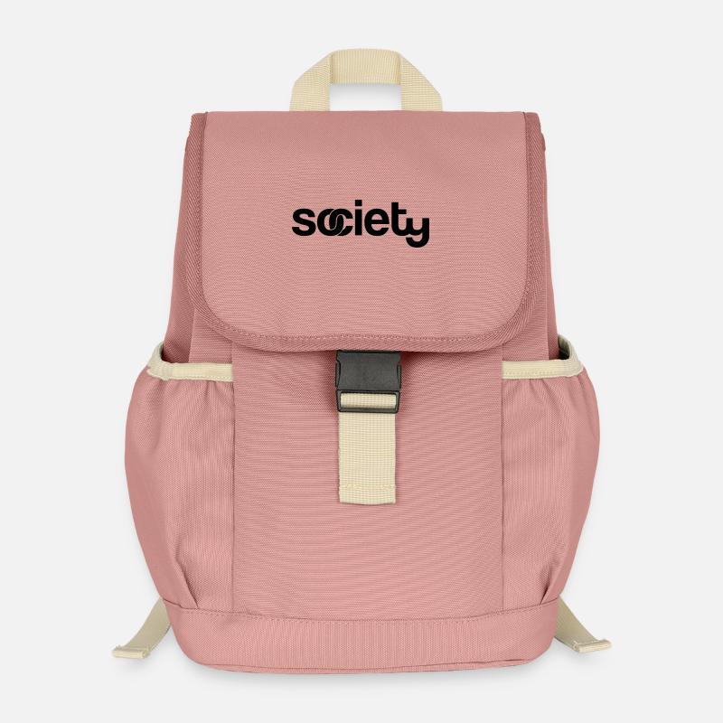 society - Kinder Recycelter Rucksack - Altrosa