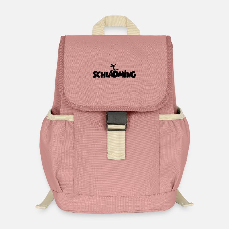 Schladming Ski (M) - Sac à dos enfant recyclé - rose poudré